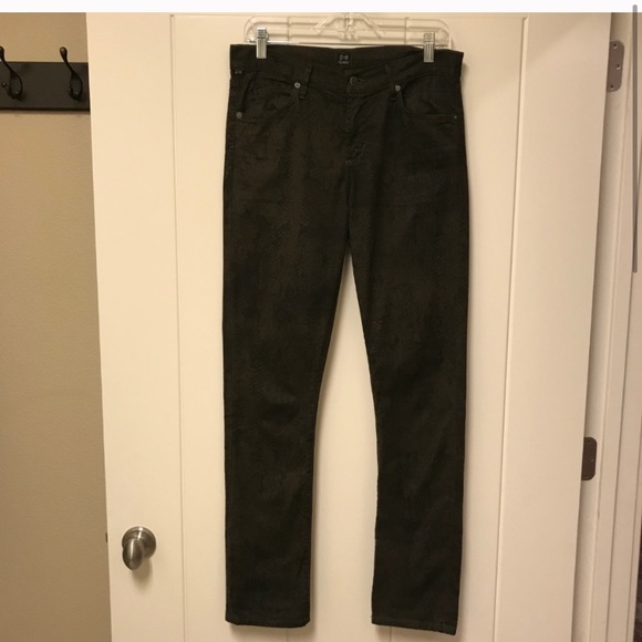 Citizens of Humanity Mandy highwaist olive jeans - Picture 2 of 8